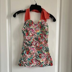 Modli ruched bathing suit top size xs (please see measurements)